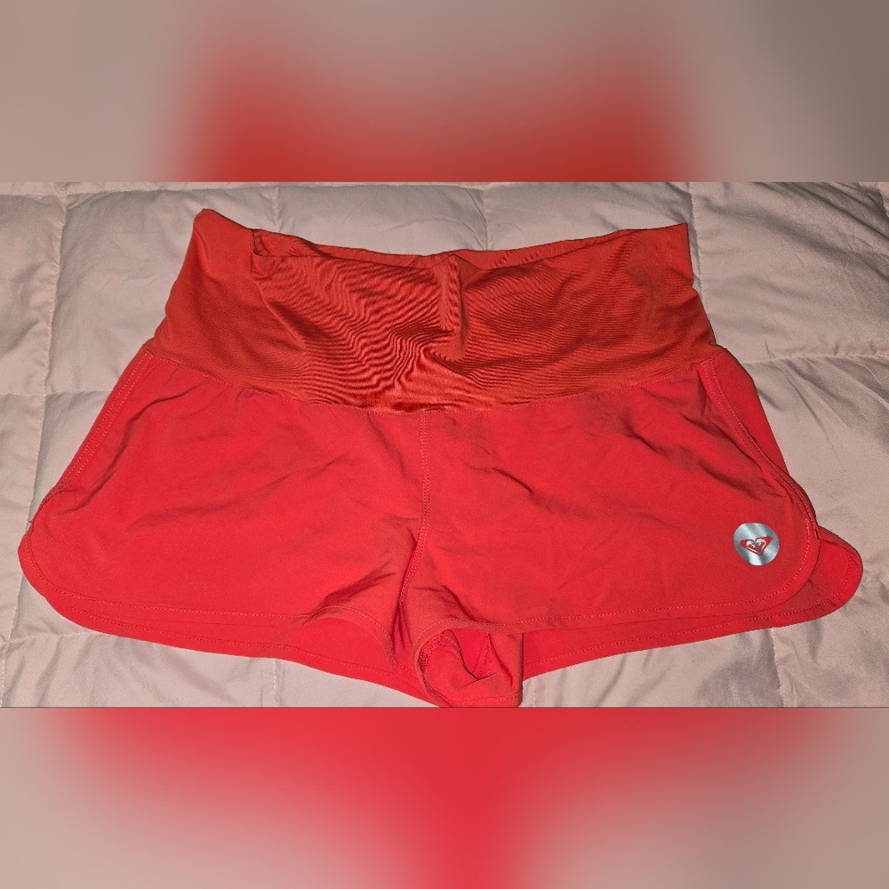 Roxy Women's Swim Endless Summer Board Shorts Red Large L